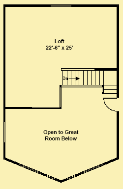 Upper Level Floor Plans For Glover's Lake