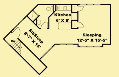 Upper Level Floor Plans For Guest House Garage