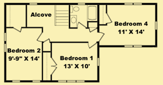 Upper Level Floor Plans For Island CoHousing