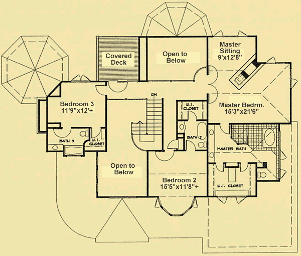 Upper Level Floor Plans For Lake Manor