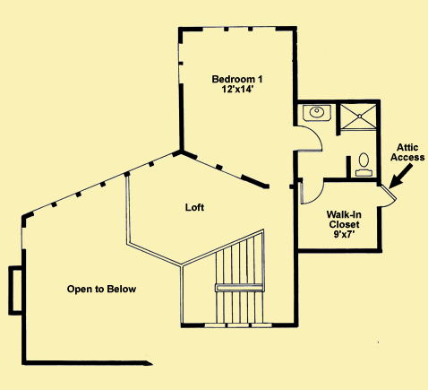 Upper Level Floor Plans For Mountain Woods