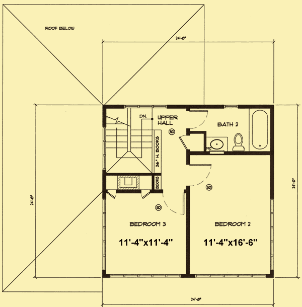 Upper Level Floor Plans For Orchard House