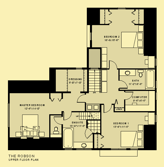 Upper Level Floor Plans For Robson
