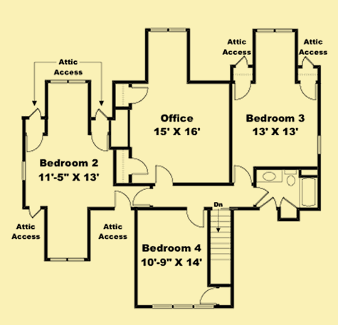 Upper Level Floor Plans For Sleeping Bear Cape