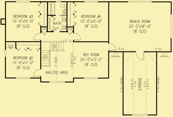 Upper Level Floor Plans For Southern Exposure 2