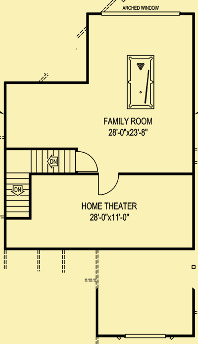 Upper Level Floor Plans For Stone and Brick