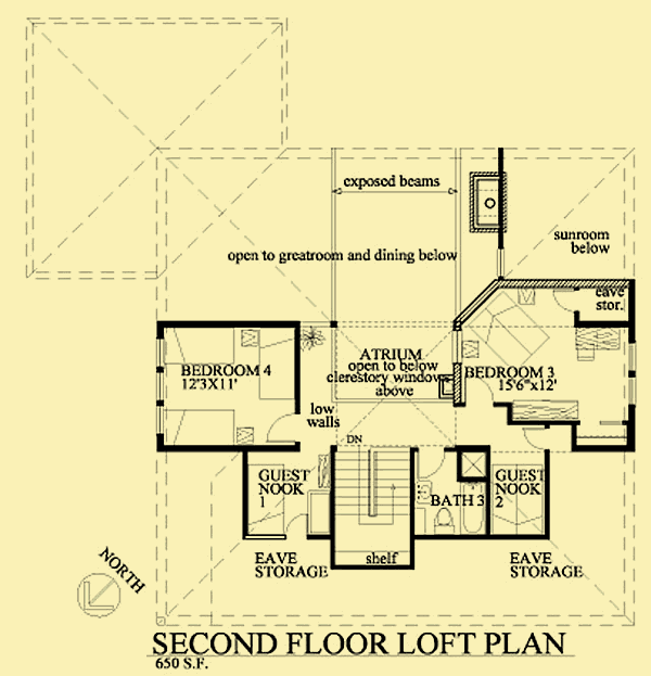 Wrap Around Deck  House  Plans  With Open Floor Plan  Layout
